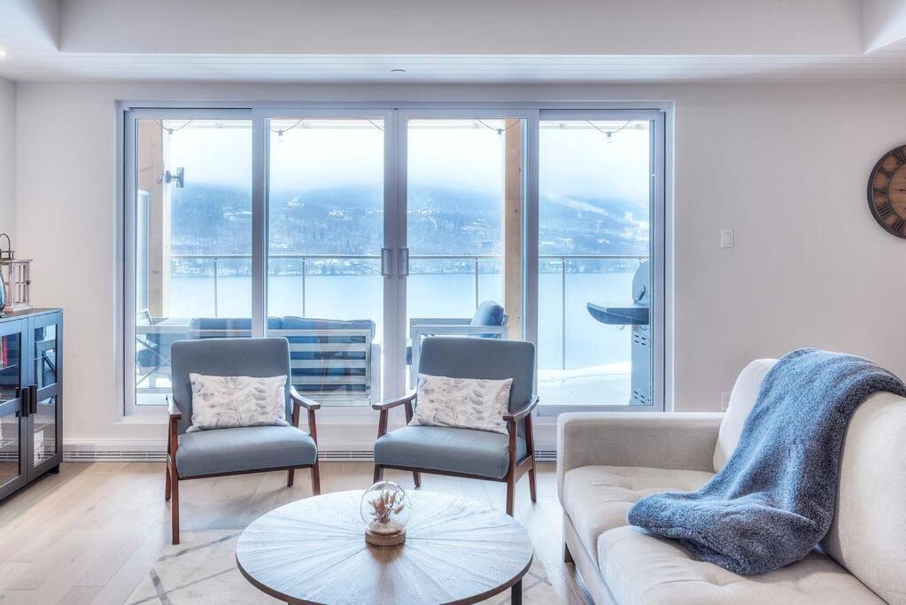 Serenity By The Slopes: Tremblant Waterfront Condo Mont-Tremblant Ngoại thất bức ảnh